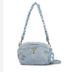 Torebka Guess. Niebieskie torebki klasyczne Guess, z aplikacjami, bez dodatków. Za 264.99 zł.