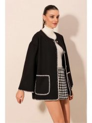 Bigdart Kardigan w kolorze czarnym rozmiar: 42. Czarne kardigany Bigdart, bez wzorów, z bawełny. Za 83.03 zł.