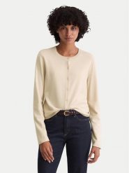 Marc O'Polo Kardigan 509 5118 61085 Beżowy Slim Fit. Brązowe kardigany Marc O'Polo, s, bez wzorów, z wiskozy. Za 649.99 zł.