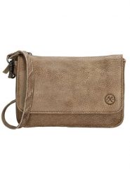 HIDE & STITCHES Skórzana torebka w kolorze jasnobrązowym na telefon - 18 x 11 x 5 cm rozmiar: onesize. Brązowe torby na ramię HIDE & STITCHES, bez wzorów, z materiału, przez ramię, bez dodatków. Za 173.99 zł.