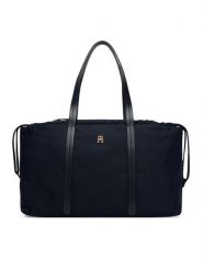 Tommy Hilfiger Torebka AW0AW18994 Granatowy. Niebieskie torebki klasyczne TOMMY HILFIGER, bez wzorów, z materiału, bez dodatków. Za 449.99 zł.