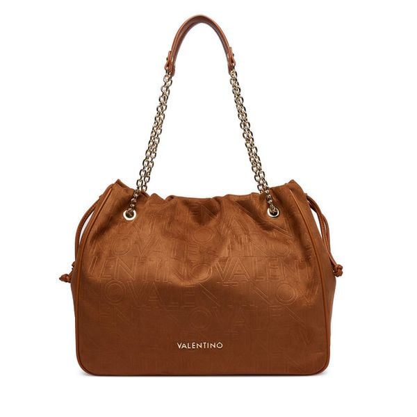 Torebka Valentino. Brązowe torebki klasyczne Valentino, bez wzorów, bez dodatków. Za 448.99 zł.