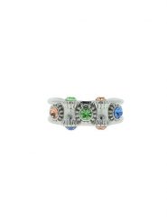 Otazu Pierścionek z kryształami Swarovski rozmiar: onesize. Szare pierścionki Otazu, z kryształem, z mosiądzu. Za 184.46 zł.