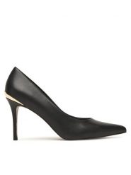 Just Cavalli Szpilki 79RA3S65 ZPB20 Czarny. Czarne szpilki Just Cavalli, bez wzorów, ze skóry, bez obcasa, na szpilce, bez zapięcia. Za 699.99 zł.
