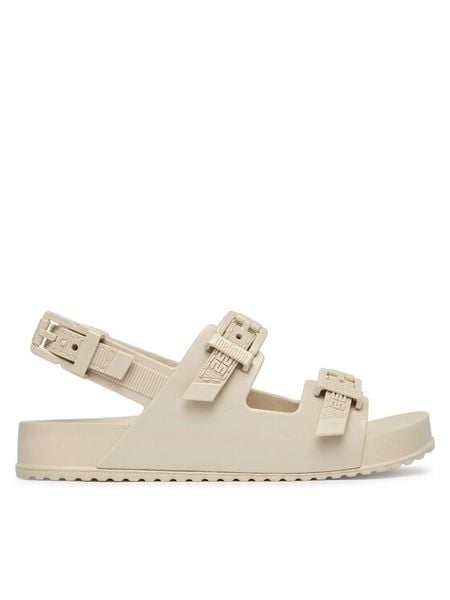 Melissa Sandały Melissa Cozy Sandal Ad 36895 Beżowy. Brązowe sandały Melissa, bez wzorów, z tworzywa sztucznego, bez obcasa, na płaskiej podeszwie, bez zapięcia. Za 249.99 zł.