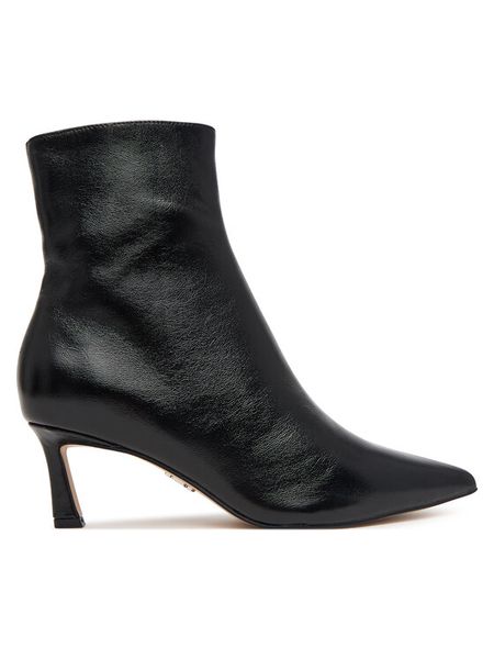 Steve Madden Botki Lulah 11003282 Czarny. Czarne botki Steve Madden, bez wzorów, ze skóry, bez obcasa, na szpilce, bez zapięcia. Za 639.99 zł.