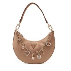 Torebka Guess. Brązowe torebki klasyczne Guess, z aplikacjami, bez dodatków. Za 609.99 zł.