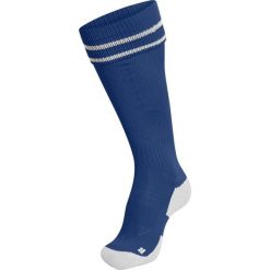 Getry piłkarskie dla dorosłych Hummel Element Football Sock. Białe legginsy sportowe Hummel, bez wzorów, do piłki nożnej. Za 38.00 zł.