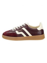 GANT Footwear Skórzane sneakersy "Cuzima" w kolorze bordowym rozmiar: 40. Czerwone trampki GANT Footwear, bez wzorów, ze skóry, bez zapięcia. Za 379.44 zł.
