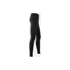 Legginsy slim Gym & Pilates damskie. Czarne legginsy Adidas, s, bez wzorów, z bawełny. Za 119.99 zł.