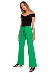 Made of emotion Spodnie dresowe w kolorze zielonym rozmiar: XXL. Zielone spodnie dresowe Made Of Emotion, xxl, bez wzorów, z dresówki. Za 90.45 zł.