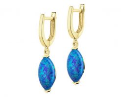 Złote kolczyki z opalitami. Żółte kolczyki Apart, złote. Za 2,999.00 zł.