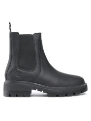 Timberland Sztyblety Cortina Valley Chelsea TB0A5ND70151 Czarny. Czarne botki Timberland, bez wzorów, ze skóry, bez obcasa, na płaskiej podeszwie, bez zapięcia. Za 849.99 zł.