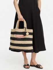 Liu Jo Torebka VA6197 A0006 Czarny. Czarne shopper Liu Jo, bez wzorów, bez dodatków. Za 389.99 zł.