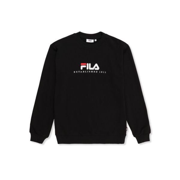 Bluza Fila Valsera Regular Logo. Czarne bluzy Fila, xl, bez wzorów, z dresówki, bez kaptura. Za 255.50 zł.