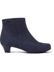 Camper Skórzane botki w kolorze granatowym rozmiar: 42. Niebieskie botki Camper, bez wzorów, bez obcasa, bez zapięcia. Za 309.65 zł.