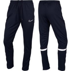 Spodnie Sportowe damskie Nike Dri-FIT Academy. Niebieskie spodnie dresowe Nike, bez wzorów. Za 146.15 zł.