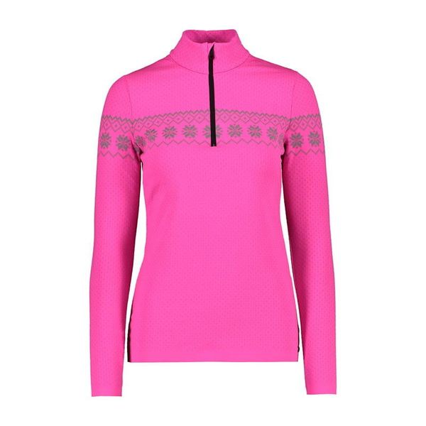 Bluza damska turystyczna CMP 7H96146. Czerwone bluzy CMP, xs, bez wzorów, z włókna, bez kaptura. Za 324.99 zł.