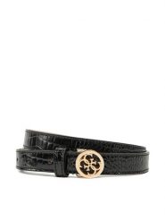 Guess Pasek Damski BW9220 P5220 Czarny. Czarne paski Guess, z aplikacjami, ze skóry. Za 159.99 zł.