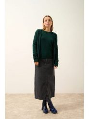 Just Cashmere Kaszmirowy kardigan "Debbie" w kolorze ciemnozielonym rozmiar: L. Zielone kardigany Just Cashmere, l, bez wzorów, z kaszmiru. Za 413.99 zł.