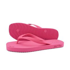 Japonki basenowe damskie Flip Flop Originals Edge. Czerwone klapki Flip Flop, bez wzorów, bez obcasa. Za 77.05 zł.