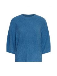MOSS COPENHAGEN Sweter w kolorze niebieskim rozmiar: L/XL. Niebieskie swetry Moss Copenhagen, l, bez wzorów, z poliamidu, bez ramiączek. Za 144.92 zł.