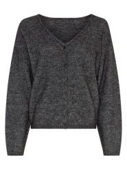 MOSS COPENHAGEN Kardigan "Milania" w kolorze szarym rozmiar: M/L. Szare kardigany Moss Copenhagen, l, bez wzorów. Za 208.99 zł.