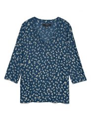 Vero Moda Sweter w kolorze niebieskim rozmiar: M. Niebieskie swetry Vero Moda, m, bez wzorów, bez ramiączek. Za 69.91 zł.