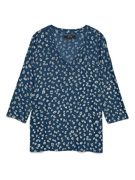 Vero Moda Sweter w kolorze niebieskim rozmiar: S. Niebieskie swetry Vero Moda, s, bez wzorów, bez ramiączek. Za 76.95 zł.
