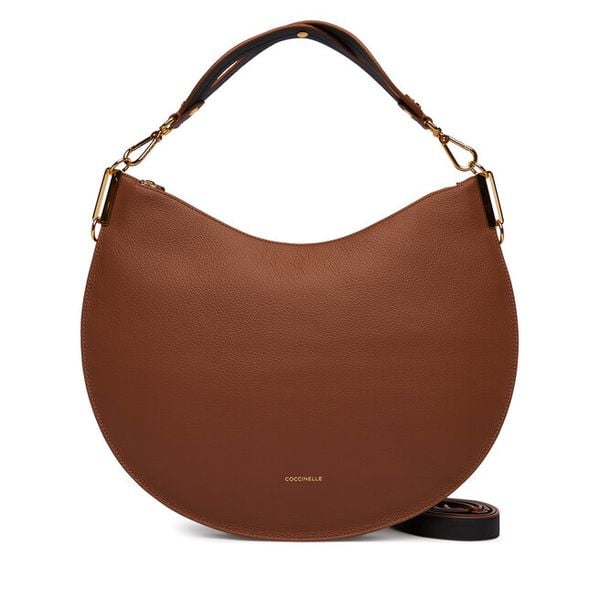 Torebka Coccinelle. Brązowe torebki klasyczne Coccinelle, bez wzorów, bez dodatków. Za 1,579.00 zł.