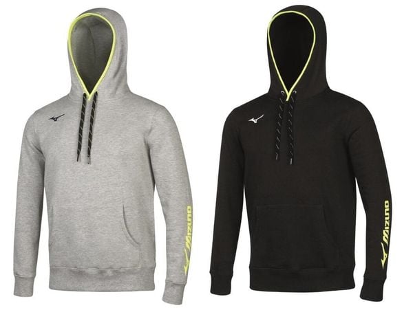 Bluza z kapturem Mizuno Team. Czarne bluzy Mizuno, xl, bez wzorów, z poliesteru, z kapturem. Za 227.00 zł.