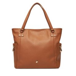 Torebka Beverly Hills Polo Club. Brązowe shopper Beverly Hills Polo Club, bez wzorów, bez dodatków. Za 249.99 zł.