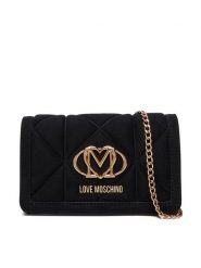 LOVE MOSCHINO Torebka JC5640PP0NKE0000 Czarny. Czarne torebki klasyczne Love Moschino, bez wzorów, z materiału, bez dodatków. Za 709.99 zł.