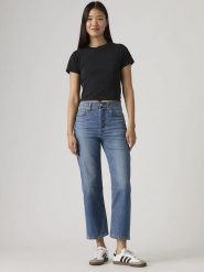 Levi's Dżinsy - Straight fit - w kolorze niebieskim rozmiar: W28/L31. Niebieskie jeansy Levi's®, l, z aplikacjami, z podwyższonym stanem. Za 233.76 zł.