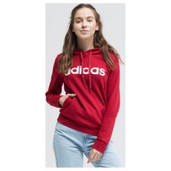 Adidas Bluza W E Lin Oh Hd , czerwony, rozmiar M. Czerwone bluzy Adidas, m, bez wzorów, z bawełny, z kapturem. Za 179.99 zł.