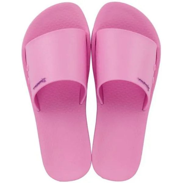 Klapki basenowe damskie Ipanema Anat Classic Slide. Czerwone klapki Ipanema, bez wzorów, z materiału, bez obcasa. Za 57.60 zł.