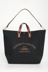 Torebka płócienny shopper ELISABETTA FRANCHI. Shopper Elisabetta Franchi, bez wzorów, bez dodatków. Za 1,149.00 zł.