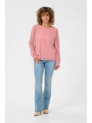 Cream Bluzka "Valerie" w kolorze jasnoróżowym rozmiar: 46. Różowe bluzki Cream, bez wzorów, z koronki, bez kołnierzyka, bez ramiączek. Za 74.46 zł.