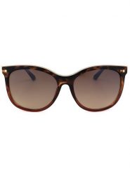 Guess Damskie okulary przeciwsłoneczne w kolorze złoto-brązowym rozmiar: 60. Brązowe okulary przeciwsłoneczne Guess, z aplikacjami, z tworzywa sztucznego. Za 209.95 zł.