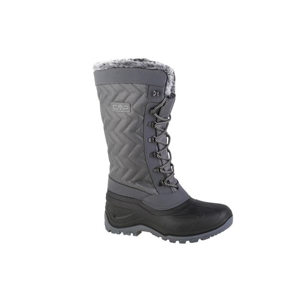 Buty CMP Rigel. Czarne trekkingi CMP, z materiału, przed kolano, narciarskie. Za 299.99 zł.