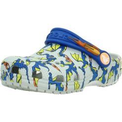 Sandały CROCS ZUHECO CLASSIC DRAGON Biały. Białe sandały Crocs, bez wzorów, z materiału, bez obcasa, bez zapięcia. Za 217.99 zł.