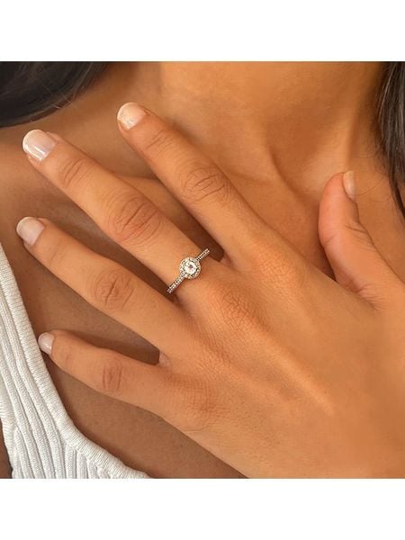 OR Carats Złoty pierścionek z diamentem i kamieniem szlachetnym rozmiar: 52. Szare pierścionki OR Carats, z diamentem, złote. Za 1,442.78 zł.