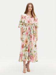 Guess Sukienka codzienna W5PK1Z WHHF0 Kolorowy Regular Fit. Sukienki Guess, na co dzień, s, z aplikacjami, z syntetyku, bez kołnierzyka, bez ramiączek, proste. Za 589.99 zł.
