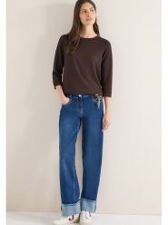 Cecil Bluza w kolorze ciemnobrązowym rozmiar: M. Brązowe bluzy Cecil, m, bez wzorów, bez kaptura. Za 127.95 zł.