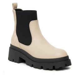 Botki ONLY. Brązowe botki Only, bez wzorów, bez obcasa, na płaskiej podeszwie, bez zapięcia. Za 299.99 zł.