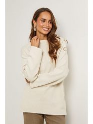 L'armoire de Suzette Sweter w kolorze beżowym rozmiar: 38/40. Brązowe swetry L'armoire de Suzette, l, bez wzorów, z kaszmiru, bez ramiączek. Za 187.96 zł.