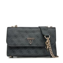 Torebka Guess. Szare torebki klasyczne Guess, z aplikacjami, bez dodatków. Za 349.99 zł.