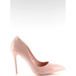 Szpilki damskie lakierowane różowe LL-89P Pink. Czerwone szpilki ButyModne, bez wzorów, z lakierowanej skóry, eleganckie, bez obcasa, na szpilce, bez zapięcia. Za 84.89 zł.
