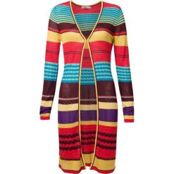 Desigual kardigan damski Jers Stripes XS wielokolorowy. Kardigany Desigual, xs, bez wzorów, z materiału. W wyprzedaży za 314.00 zł.