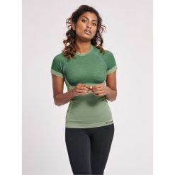 Koszulka damska Hummel Clea. Szare bluzki Hummel, xs, bez wzorów, sportowe, bez kołnierzyka, bez ramiączek. Za 168.50 zł.